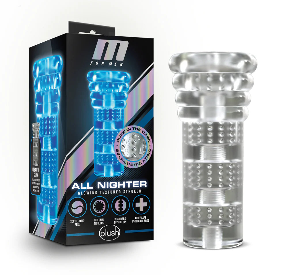 M For Men Soft & Wet All Nighter Glow Stroker